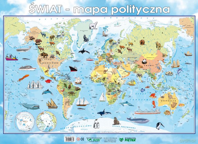 Świat mapa polityczna [PUZZLE]