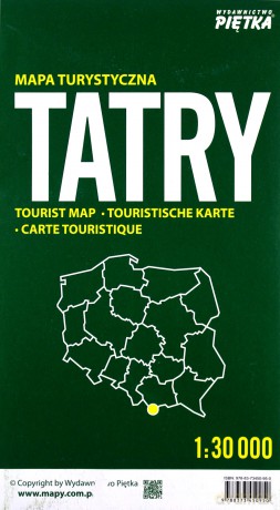 Tatry 1:30 000 mapa turystyczna