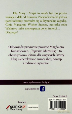 Topienie Marzanny - Magdalena Kubasiewicz [KSIĄŻKA]