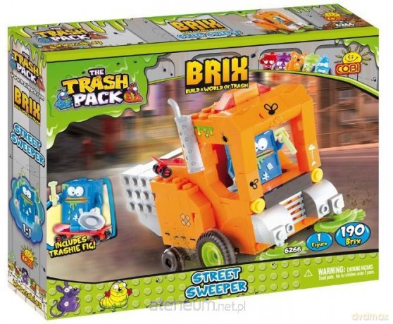 Trash Pack Zmiatarka z deskorolką [KLOCKI]
