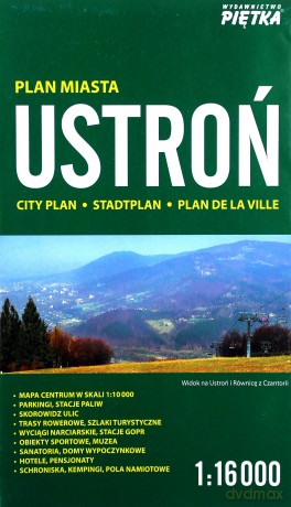 Ustroń 1:16 000 plan miasta