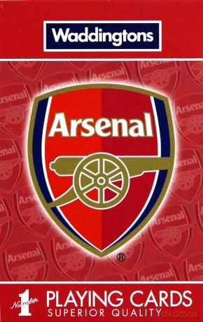 Waddingtons No. 1 Arsenal Playing Cards [KARTY]