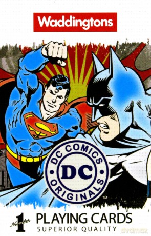 Waddingtons No. 1 DC Retro Playing Cards DC Comics [KARTY]