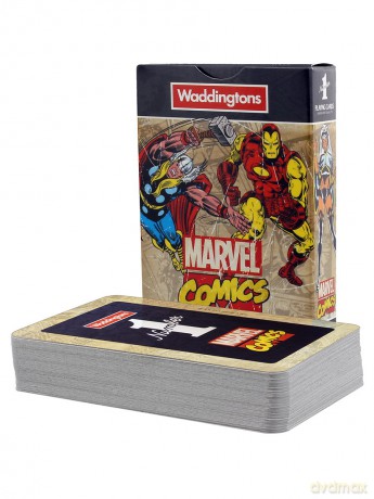 Waddingtons No. 1 Marvel Retro Playing Cards [KARTY]