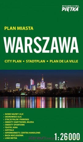 Warszawa 1:26 000 plan miasta
