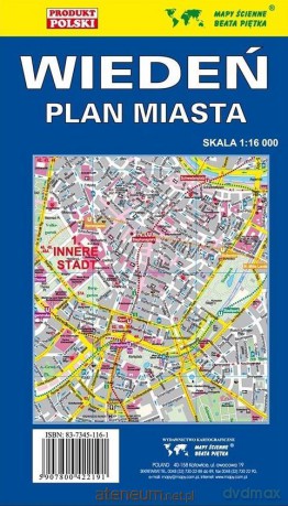 Wiedeń 1:16 000 Plan miasta