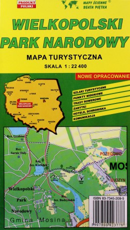 Wielkopolski Park Narodowy 1:22 400 mapa turystyczna