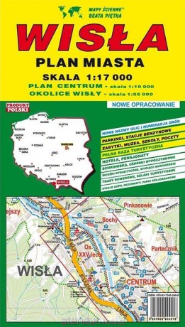 Wisła 1:17 000 plan miasta