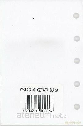 Wkład do organizera M Czysta biała