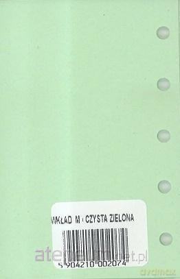 Wkład do organizera M Czysta zielona