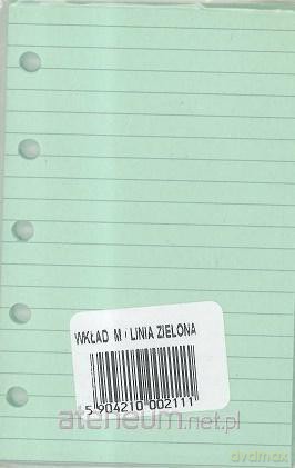 Wkład do organizera M Linia zielona