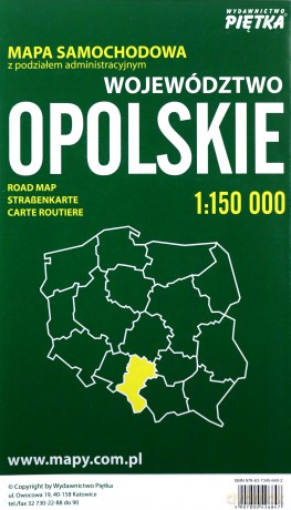 Województwo Oploskie 1:150 000 mapa samochodowa