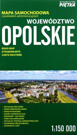 Województwo Oploskie 1:150 000 mapa samochodowa