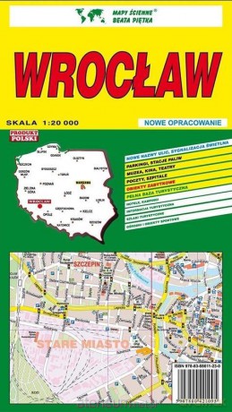 Wrocław 1:20 000 plan miasta