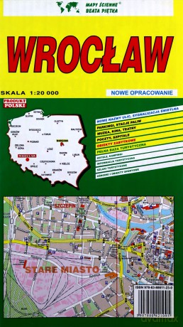Wrocław 1:20 000 plan miasta