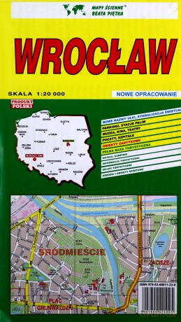 Wrocław 1:20 000 plan miasta