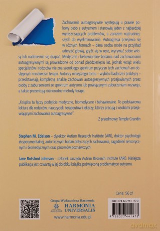 Zachowania autoagresywne w autyzmie [KSIĄŻKA]