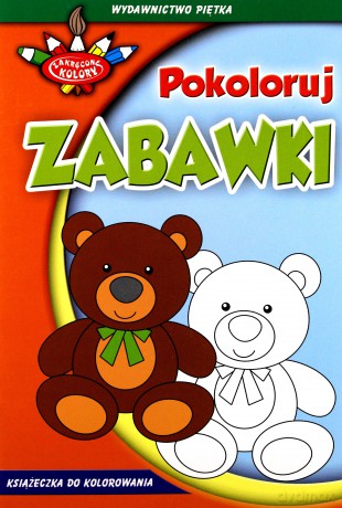 Zakręcone kolory. Pokoloruj zabawki [KSIĄŻKA]