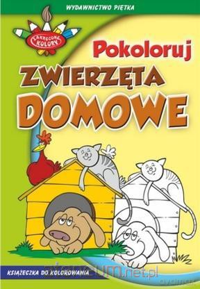 Zakręcone kolory. Pokoloruj zwierzęta domowe [KSIĄŻKA]
