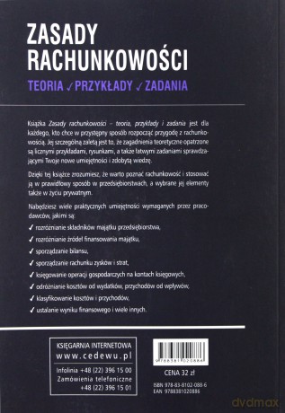 Zasady rachunkowości. Teoria, przykłady - Piotr Szczypa [KSIĄŻKA]