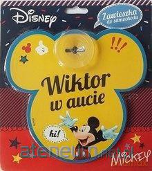 Zawieszka Miki - Wiktor w aucie