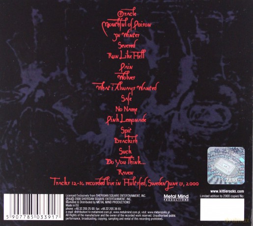 Kittie: Oracle (Remastered + Bonus Tracks) (digipack) [CD]