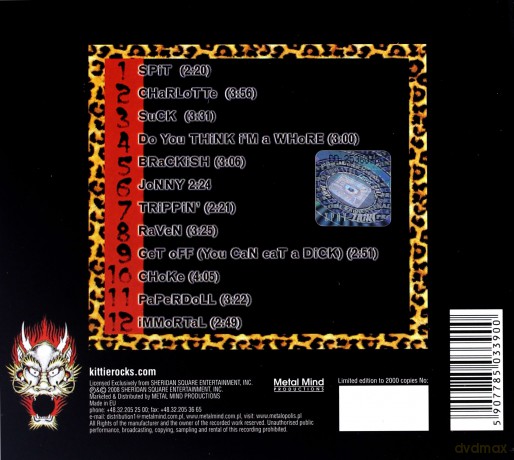 Kittie: Spit (Remastered + Bonus Tracks) (digipack) [CD]
