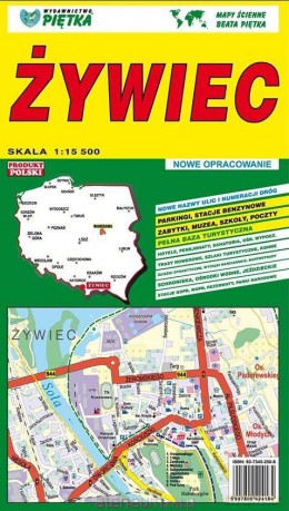 Żywiec 1:15 500 plan miasta
