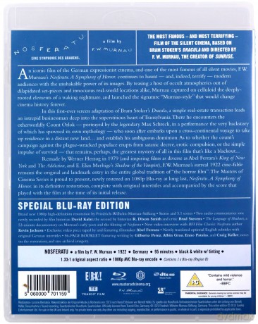 Nosferatu [Masters of Cinema] [Blu-ray]
