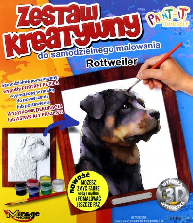 Zestaw kreatywny Rottweiler