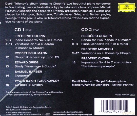 Daniil Trifonov: Chopin Evocations (Brillant Box) [2CD]