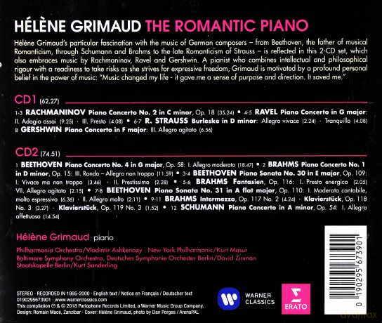 Helene Grimaud: The Romantic Piano (Best Of) [2CD]