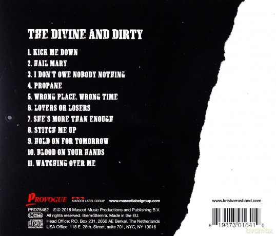 Kris Barras Band: The Divine And Dirty [CD]