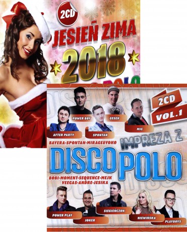 Jesień Zima 2018 Disco Polo MEGA Hits / Impreza z Disco Polo vol. 1 Pakiet [4CD]