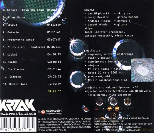 Krzak: Radio Koncert 2002 + Bonusy (Reedycja) [CD]