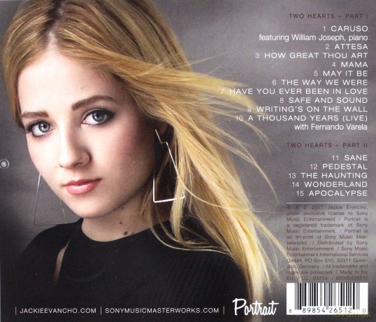 Jackie Evancho: Two Hearts [CD]
