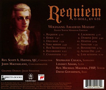St. John Cantius Choir and Orc: St. John Cantius presents Mozart: Requiem [CD]