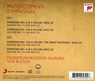 Ivor Bolton: Muzio Clementi: Symphonies [2CD]