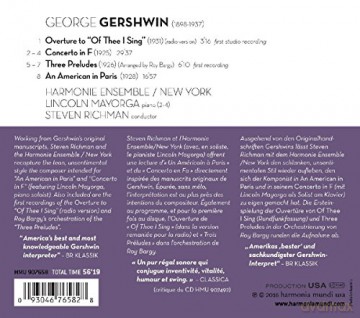 Gershwin: An American In Paris Mayorga Richman Harmonie Ensemble NY [CD]