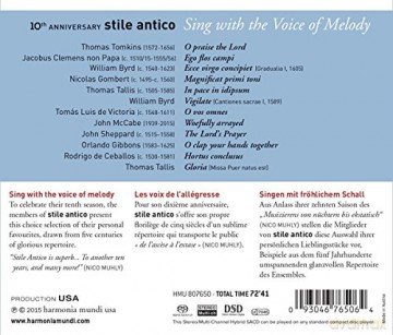Stile Antico: Sing With The Voice Of Melody (digipack) [CD]