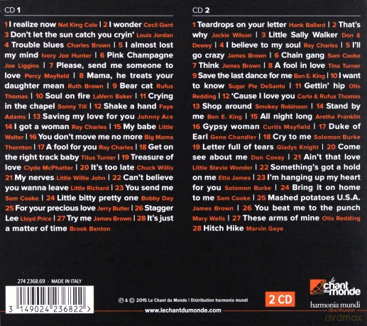 America Soul Rhythm 7 Blues Goes To Soul (digipack) [2CD]