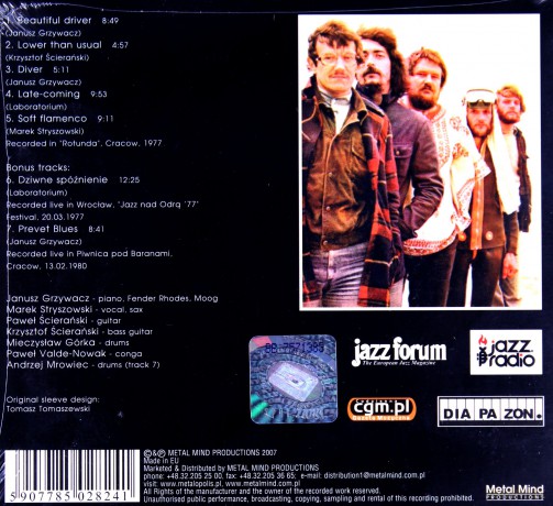 Laboratorium: Diver (Remastered + Bonus Tracks) (digipack) [CD]