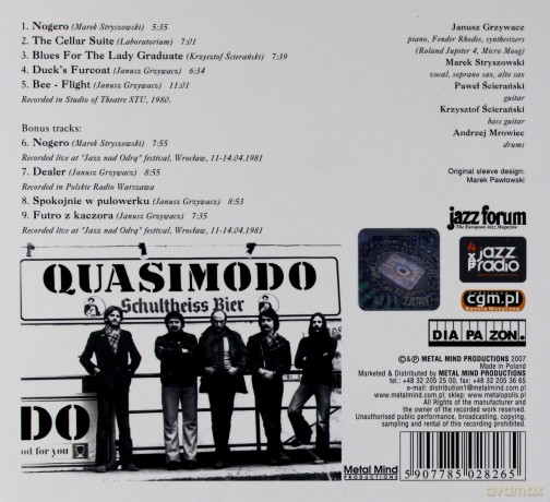 Laboratorium: Nogero (Remastered + Bonus Tracks) (digipack) [CD]
