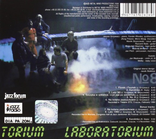Laboratorium: Nr 8 (Reedycja + Bonusy) (digipack) [CD]