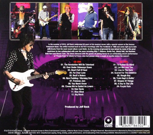 Jeff Beck: Live At The Hollywood Bowl [2CD]
