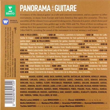 Panorama De La Guitare - The World Of Classical Guitar Music [25CD]