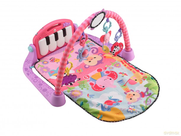 Fisher-Price Kick and Play Mata do zabawy Pianinko Pink Gym