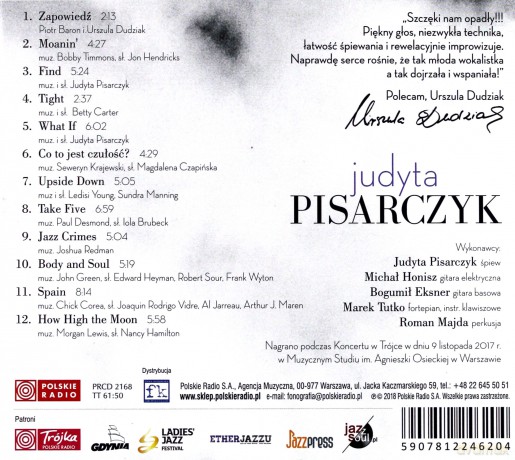 Judyta Pisarczyk: Koncert w Trójce [CD]