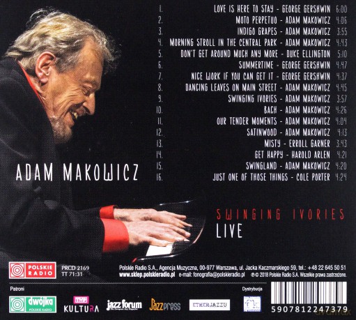 Adam Makowicz: Swinging Ivories [CD]