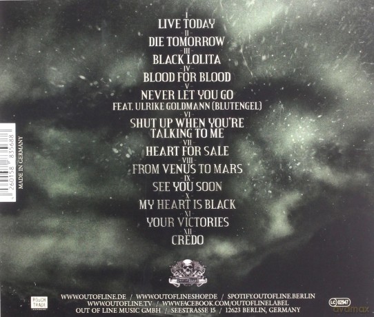 Lord Of The Lost: Die Tomorrow [CD]